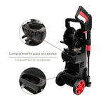 High-pressure cleaner 180 bar 2,400 watt. With accessories 390 liters / hour. Water cleaner with detergent tank