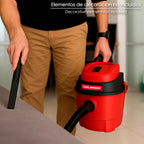 Wet and dry plastic blower vacuum cleaner, 10 liters / 1000 watts.