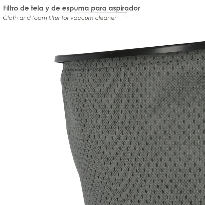 Repuesto filtros para aspirador inoxidable (codigo 07010450)