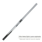 Tubo telescópico para aspirador inoxidável (código 07010450)