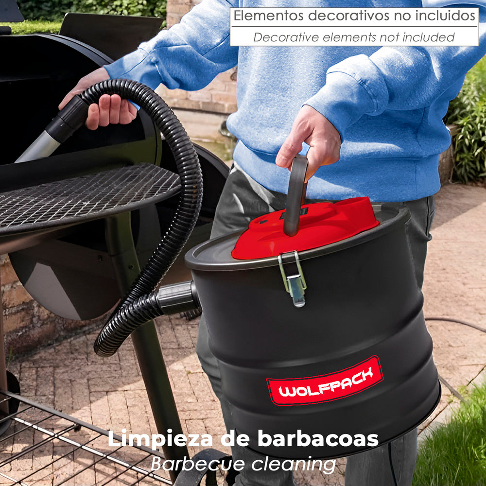 Wolfpack 1200 watt ash vacuum. 15 liters