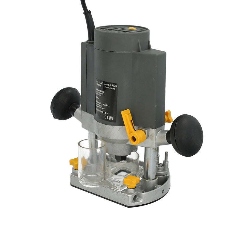 Fresadora ø 8 mm. 1.020 w velocidad ajustable con maletin