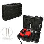 Martillo demoledor perforador sds plus 1.500 watt. Con accesorios y maletin. 4.000 ipm 6 julios.