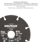 Disco corte metales universal  ø 115 x 1,7 mm filo de diamante disco corte acero, chapa, hierro, aluminio