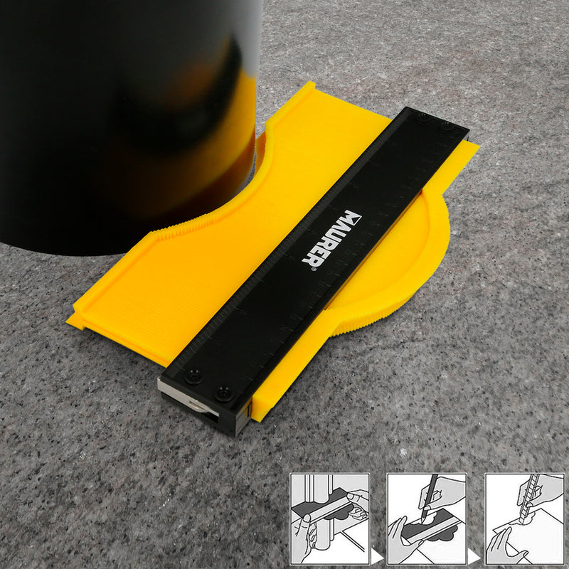 Medidor de contornos 100x125 mm. con bloqueo. medidor de perfiles, medidor formas, duplicador perfiles, preciso,dureza ajustable