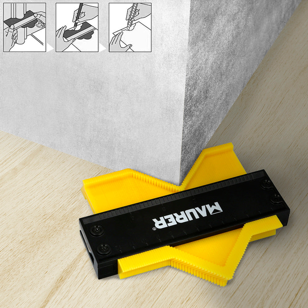 Contour gauge 130x250 mm with lock. Profile gauge, shape duplicator, precise, adjustable tightness