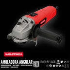 Angle grinder 900 watt. Disc ø 125 mm 11,000 r.p.m. 3-position handle m14 spindle adjustable disc guard, anti-restart