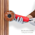 Angle grinder 900 watt. Disc ø 125 mm 11,000 r.p.m. 3-position handle m14 spindle adjustable disc guard, anti-restart
