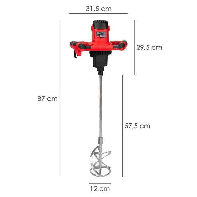 Mezclador eléctrico 1400 watt 6 velocidades con variador de potencia