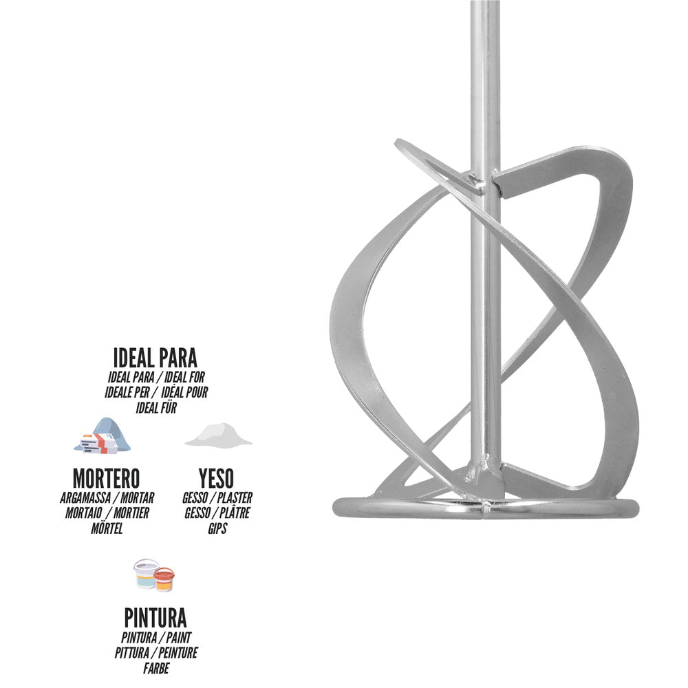 Mezclador cola recambio m14 140x600 mm