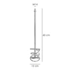Mezclador cola recambio m14 120x600 mm