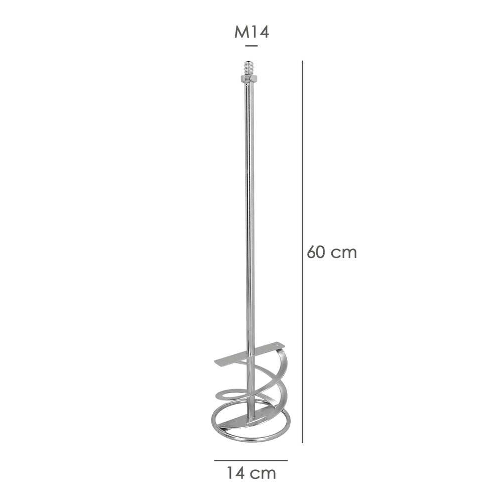 Mezclador cola recambio m14 140x600 mm