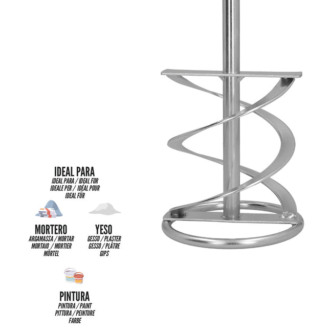 Mezclador cola recambio M14 140x600 mm