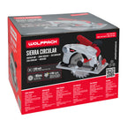 Circular saw 1300 watt. With laser, 185 mm blade, 4,700 rpm, miter cut, depth regulator. Miter saw, wood saw.