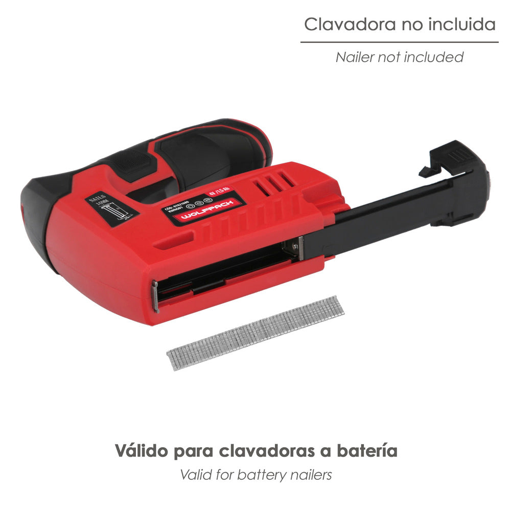 Clavos en "t" para clavadora eléctrica / neumática. Caja 1.000 piezas. Clavo tipo 530