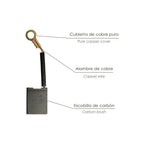 Escobilla amoladora 2.400 watt. Ø 230 mm código 07021655