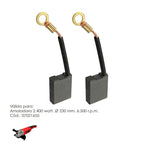 Escobilla amoladora 2.400 watt. Ø 230 mm código 07021655