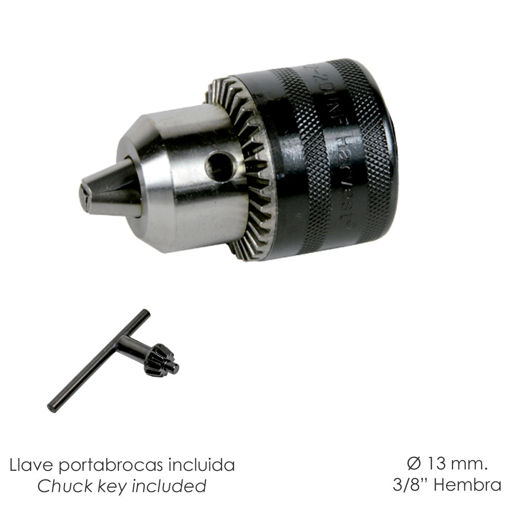 Bucha com chave 13 mm 3/8 fêmea