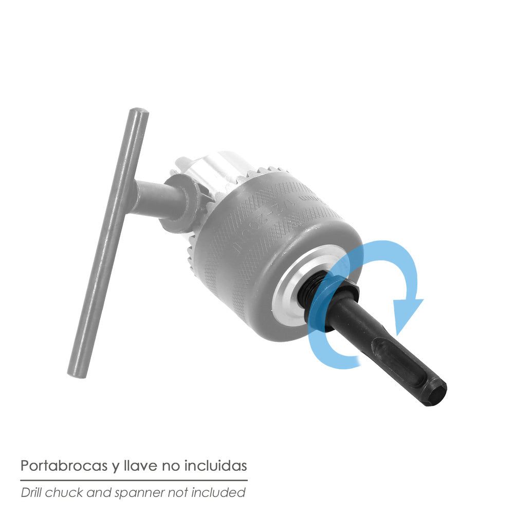 SDS Plus Hammer Adaptor to 1/2" Chuck mm