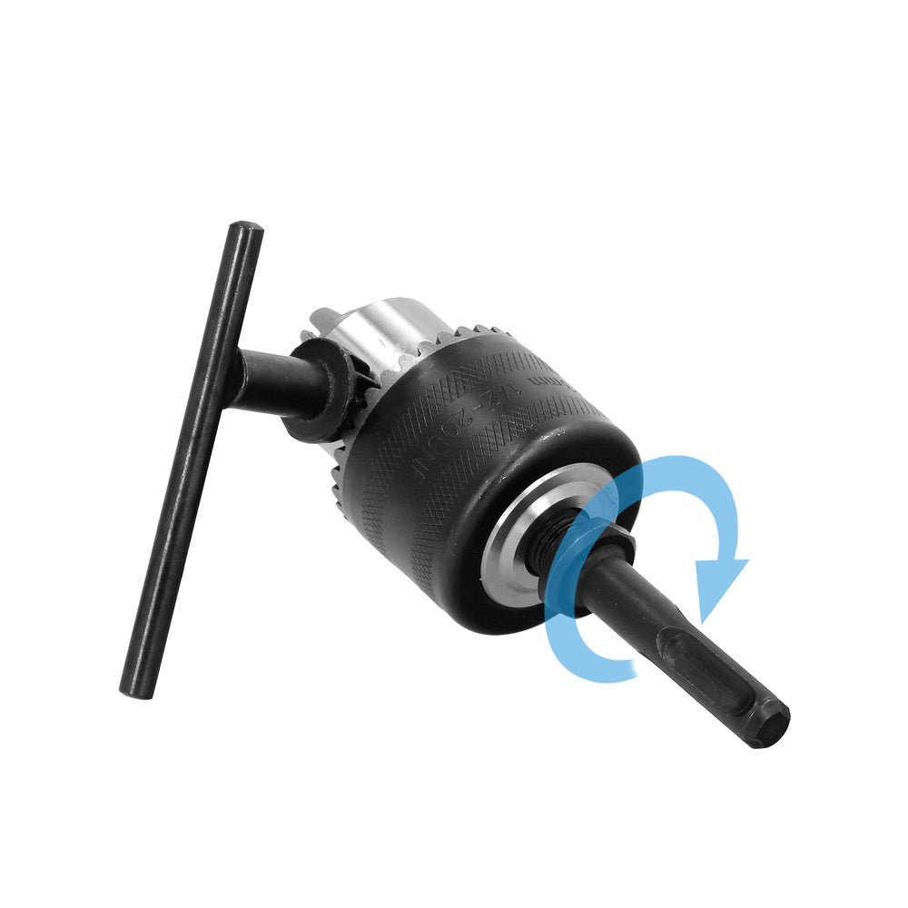 SDS Plus hammer adapter to 13mm chuck with key, SDS adapter, SDS to drill bits
