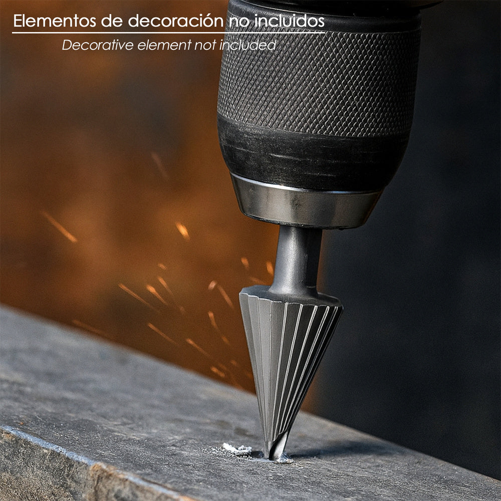 Fresa cónica HSS Ø 6-32 mm para berbequim / fresadora