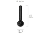 Fresa rotativa esférica para madeira ø 15 mm para berbequim / fresadora