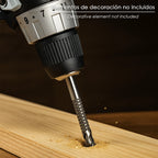 Fresa rotativa para madeira de encaixe ø 6 x 90 mm para berbequim / fresadora
