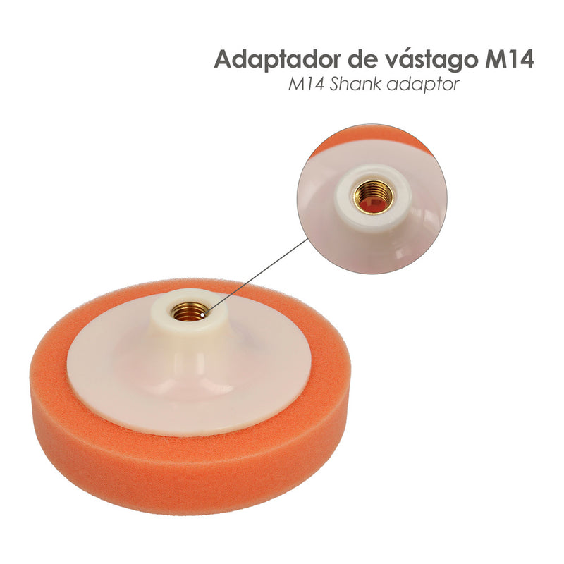Disco pulidor esponja m-14  125mm