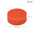Disco de polimento esponja com velcro, ø 125 mm
