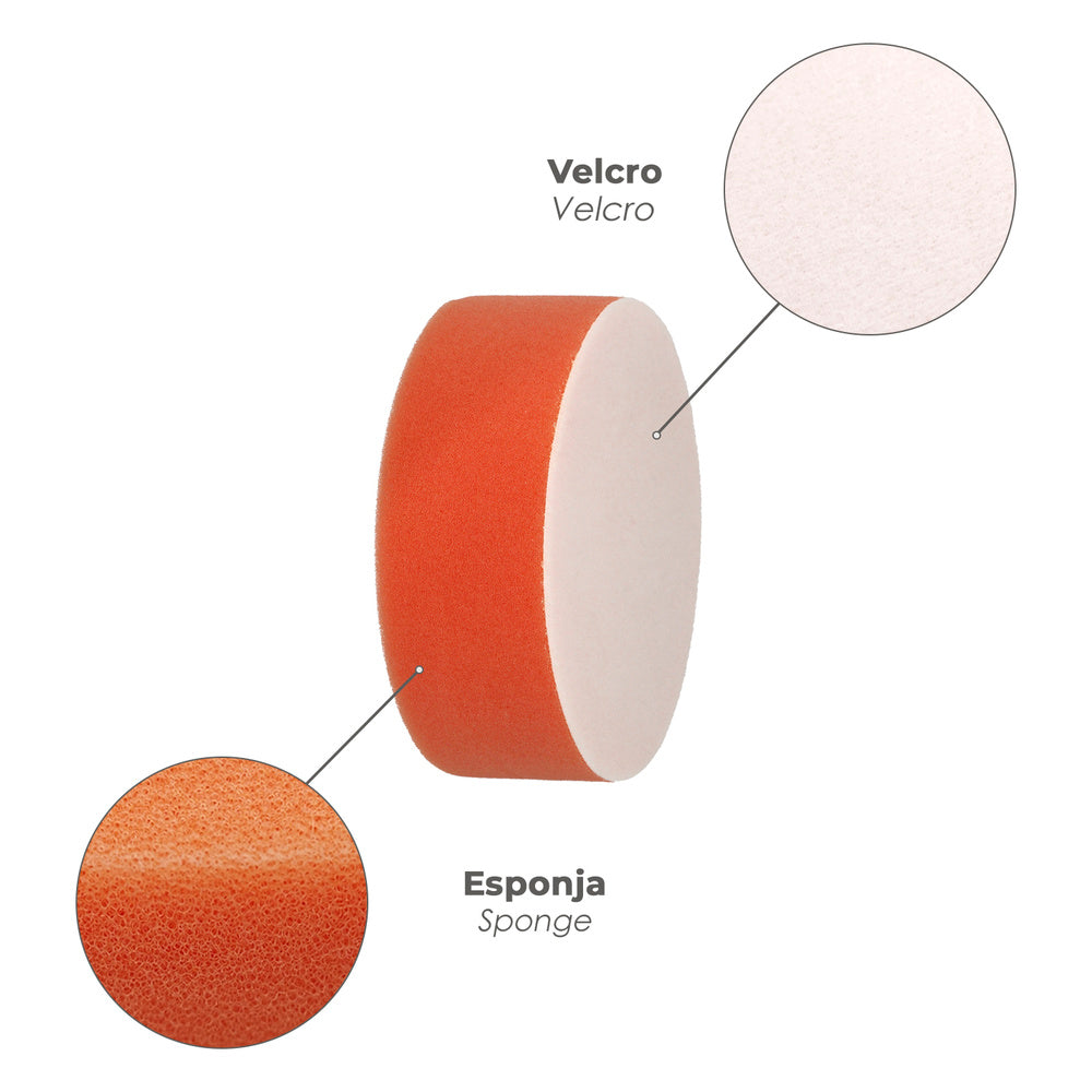 Polishing sponge disc with Velcro ø 125mm