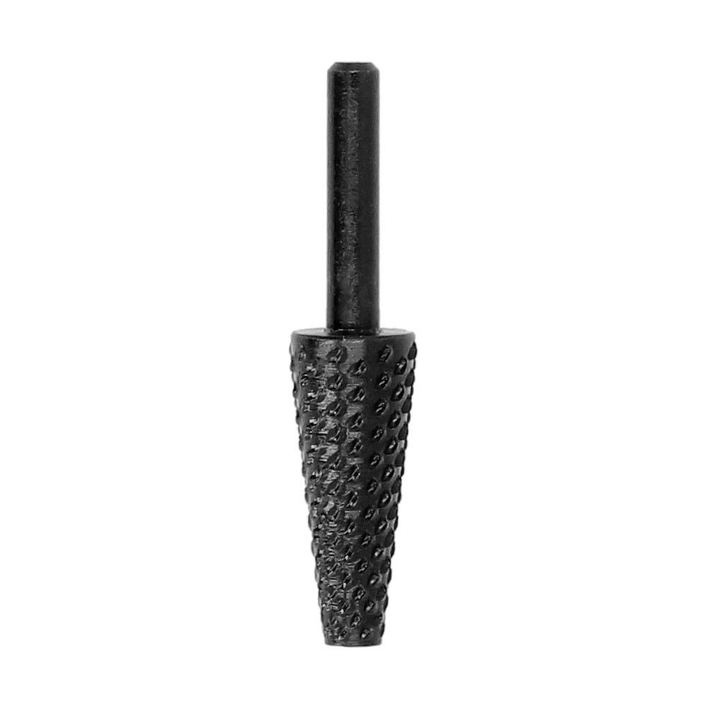 Conical rotary burr for metal, ø 6 to 15 mm, for drill/milling machine