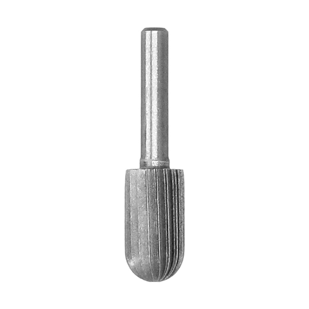 Cylindrical curved rotary burr for metal, ø 12 mm, for drill/milling machine