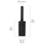 Fresa rotativa para madeira cilíndrica ø 15 mm para berbequim / fresadora