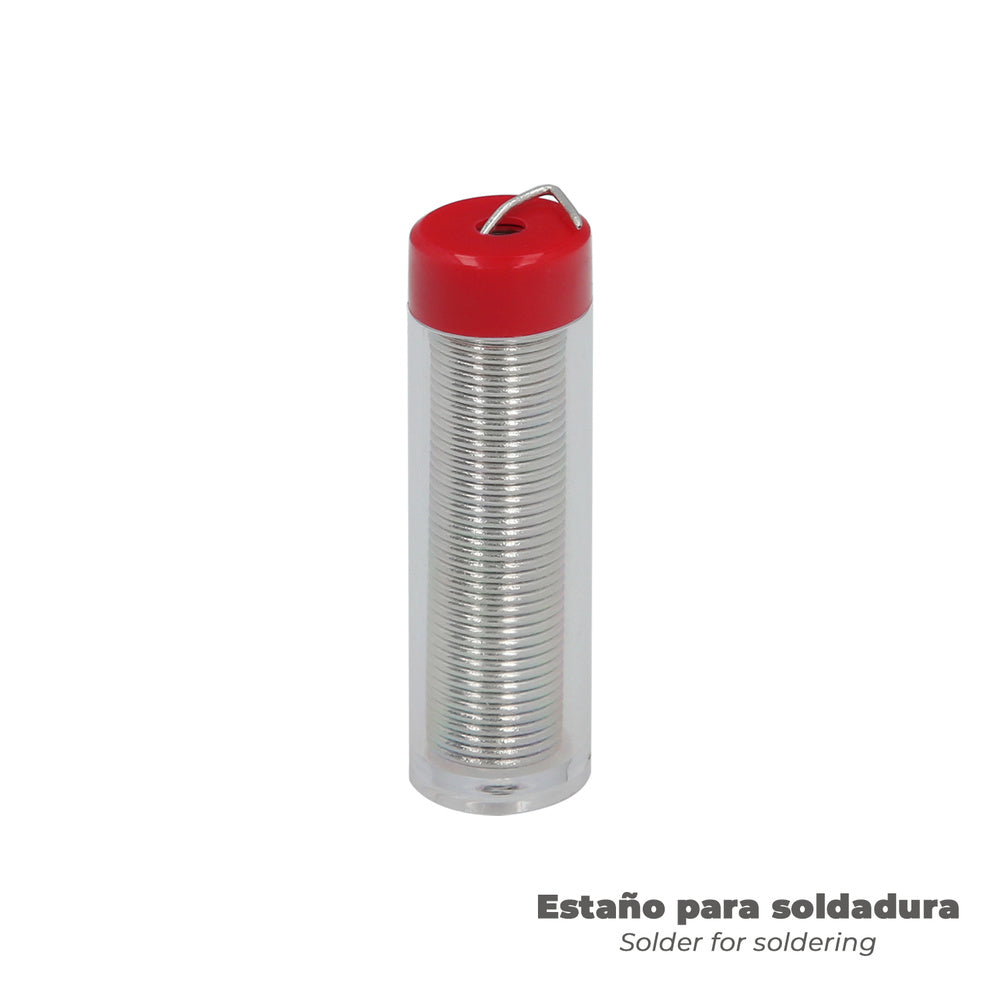 Lata com conjunto de dispensador de pasta removedora de tinta