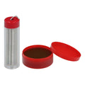 Lata com conjunto de dispensador de pasta removedora de tinta