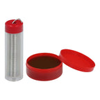 Lata com conjunto de dispensador de pasta removedora de tinta