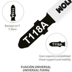Hoja sierra calar metal fino 5 piezas hss 21 tpi