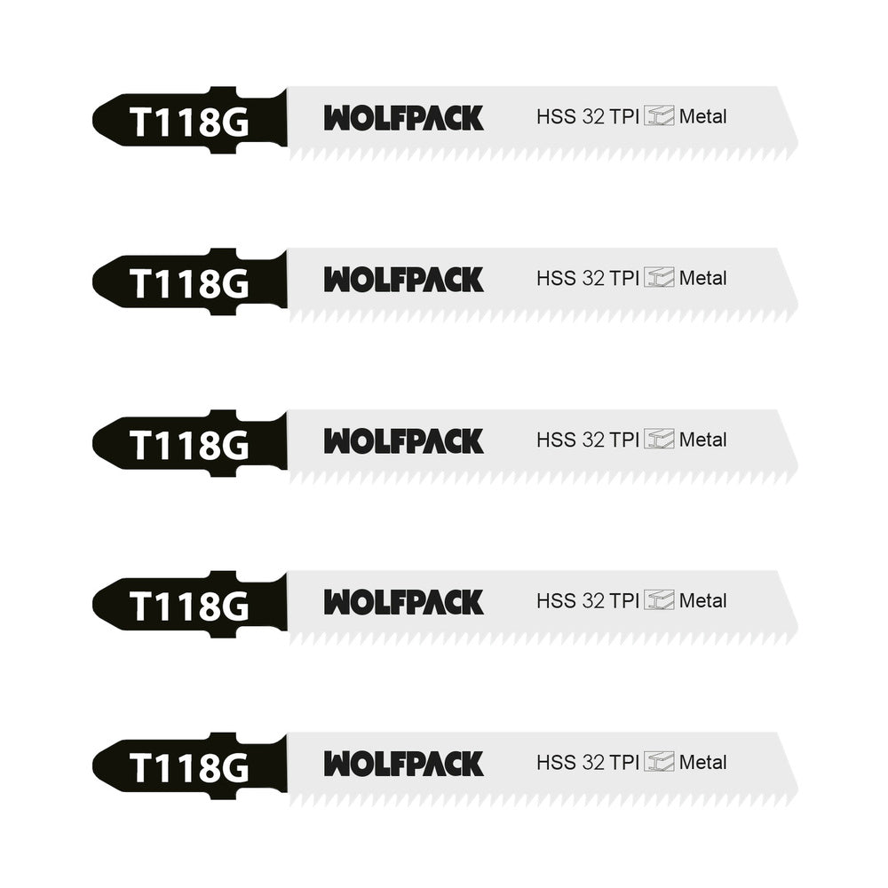 Jigsaw blade extra fine metal 5 units HSS 32 TPI
