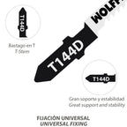 Hoja sierra calar para madera corte grueso 5 piezas. Hoja cromo vanadio 58. Vástago t universal.