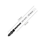 Hojas larga sierra calar para madera corte medio 5 piezas. Hoja cromo vanadio 58. Vástago t universal