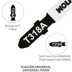 Hoja larga sierra calar metal fino 5 piezas hss 21 tpi
