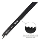 Hoja sierra sable para metales 228 mm 18 tpi. 5 piezas. Sierra hierro aluminio, cobre, plástico