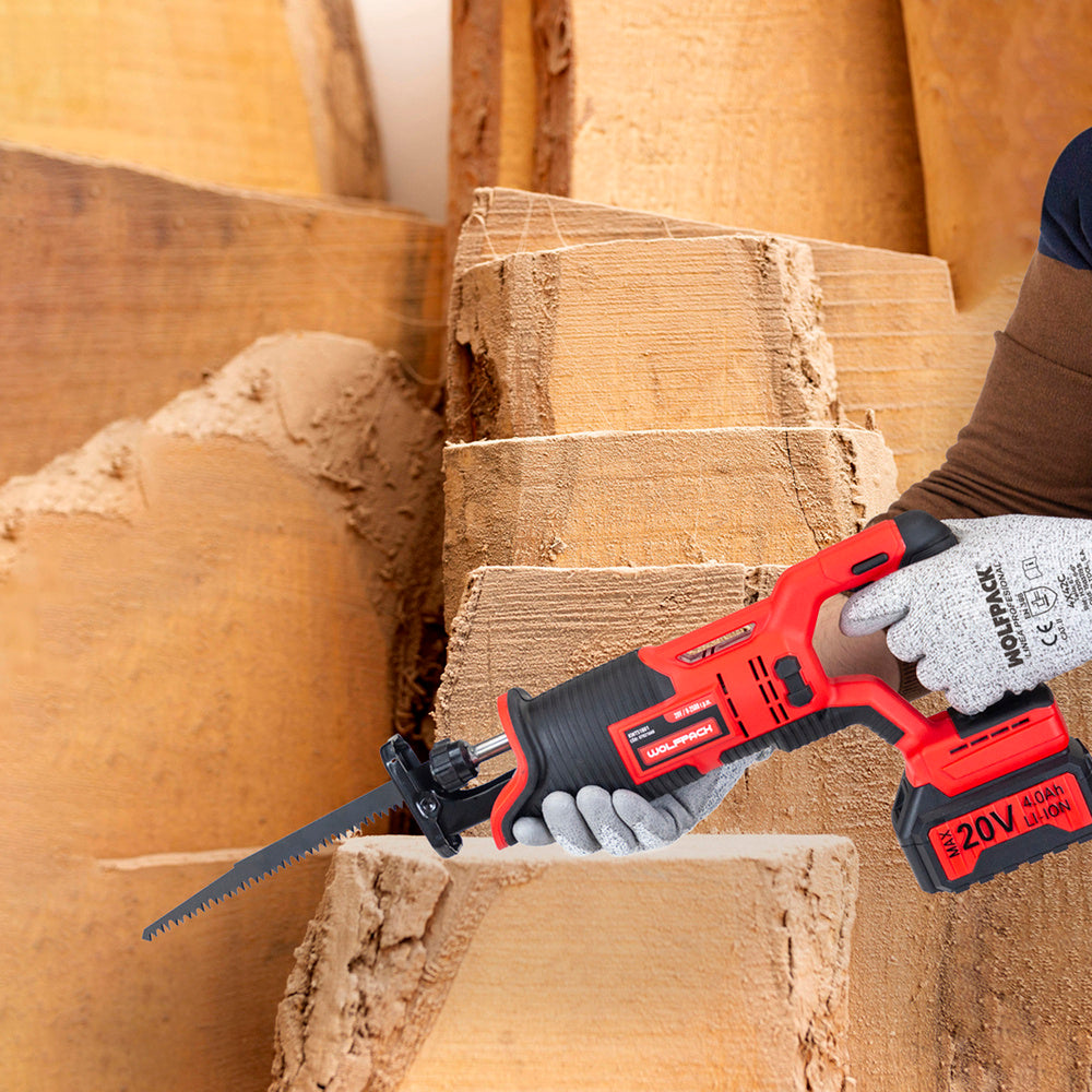 Hoja para sierra sable madera 228 mm 6 tpi. 5 piezas. Especial para madera.