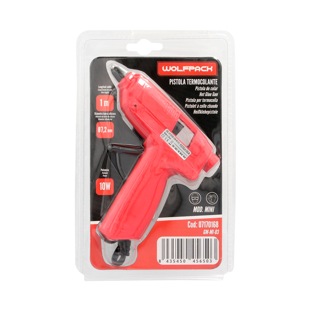 Pistola de cola quente wolfpack - ide 10w/ 7 mm