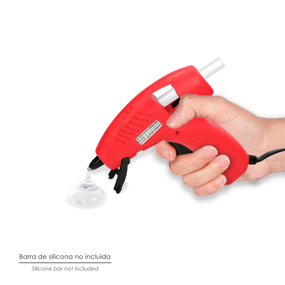 Pistola de cola quente Wolfpack-IDE 20W/7,5mm pequena