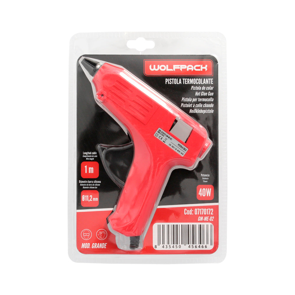 Pistola de cola quente Wolfpack-IDE 40W / 11,5 mm grande