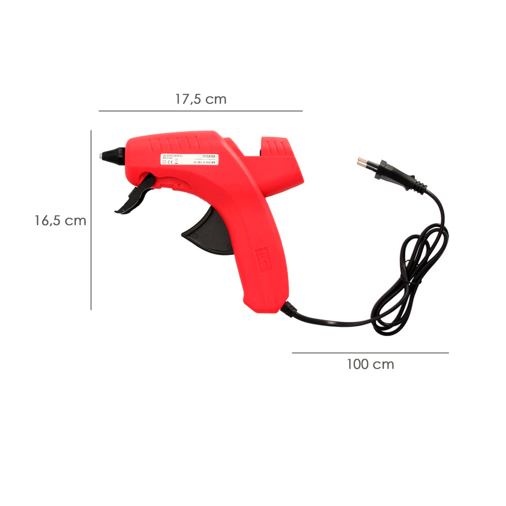 Pistola de cola quente Wolfpack-ide 80 W / 11,5 mm profissional