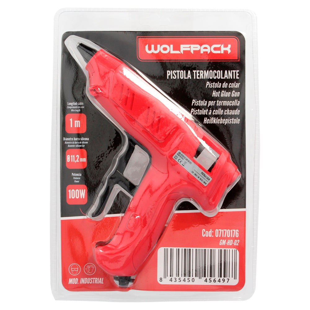 Pistola de cola quente Wolfpack-ide 100 W. / 11,5 mm industrial