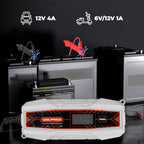 Battery charger with 4/12V 10-10Ah automatic charge maintainer