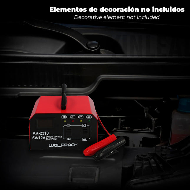 Cargabaterias con mantenedor de carga 6/12V 10-150 ah automático